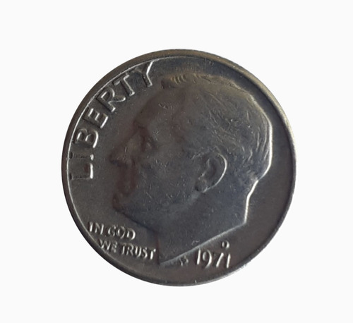 Moneda Estados Unidos 1971 1 Dime
