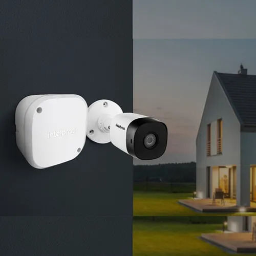 Imagem 5 de 7 de Kit Câmera Segurança 1mp Fonte Conector Cabo Vbox Intelbras