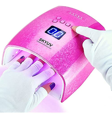 Lámpara De Uñas Led Uv Inalámbrica Recargable, Skyuv Luz De 