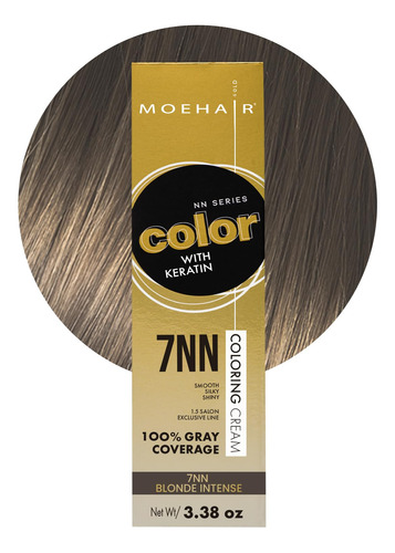 Moehair 7nn - Tinte Permanente Para El Cabello (rubio Intens