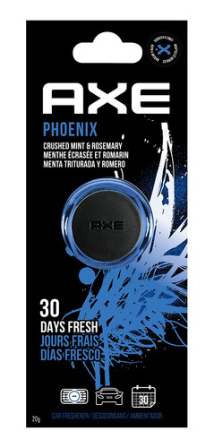 Aromatizante Mini Vent Clip Car Air Freshener Phoenix Axe