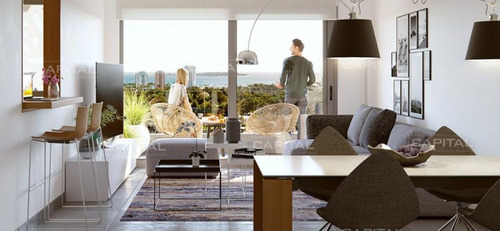 Imagen 5 de 10 de Venta Departamento En Piso Alto Dos Dormitorios Dos Baños Roosevelt Punta Del Este - Punta Del Este Roosevelt