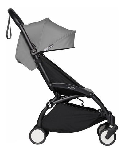 Imagen 2 de 4 de Cochecito de paseo Babyzen Yoyo² +6 2020 grey con chasis color negro