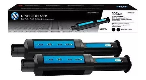 Toner Hp 103ad 103a X2 Unidades Neverstop 1000w 1200w 1200nw