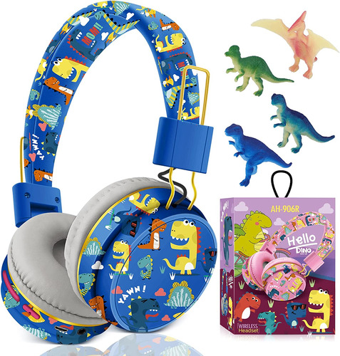 Audífonos Con Diseño De Dinosaurio Para Niños, Para La Esc