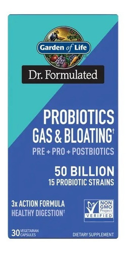 Garden Of Life | Probiotics | Gas And Bloating | 30 Veg Caps