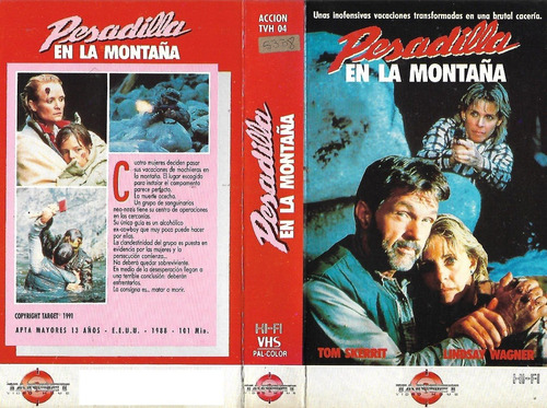 Pesadilla En La Montaña Vhs Lindsay Wagner Tom Skerritt