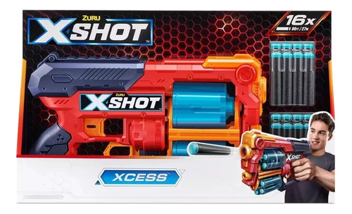 Pistola Doble X-shot Original Xcess Zombie Largo Alcance