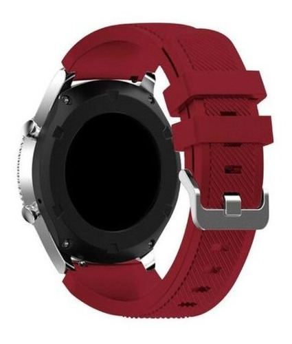 Pulseira De Silicone Para Samsung Galaxy Gear S3  - Rose Red