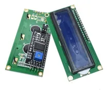 Comprar Display Lcd 1602 16x2 Fundo Azul Com Módulo I2c Soldado