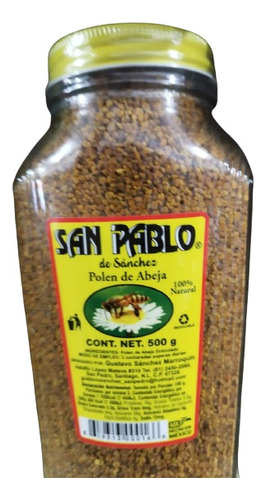 Polen De Abeja San Pablo De Santiago N.l 500 Gr