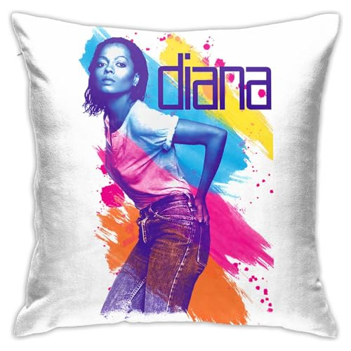 Funda De Cojín Cuadrada Diana Singer Ross 18 X 18 Pulgadas