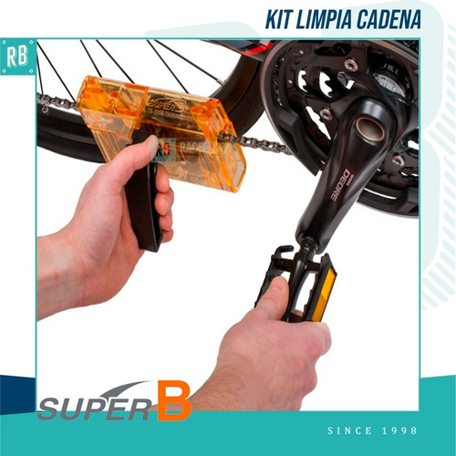 Imagen 3 de 9 de Kit Limpia Cadena Bicicleta Completo Super B Tb-32950 -racer