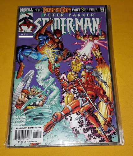 Peter Parker Spider-man Lote 8 Numeros Marvel Usa (Usado)