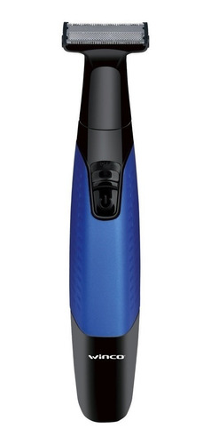 Imagen 1 de 5 de Recortador de Barba Inalambrico Winco W816 - Negro/Azul - 220V