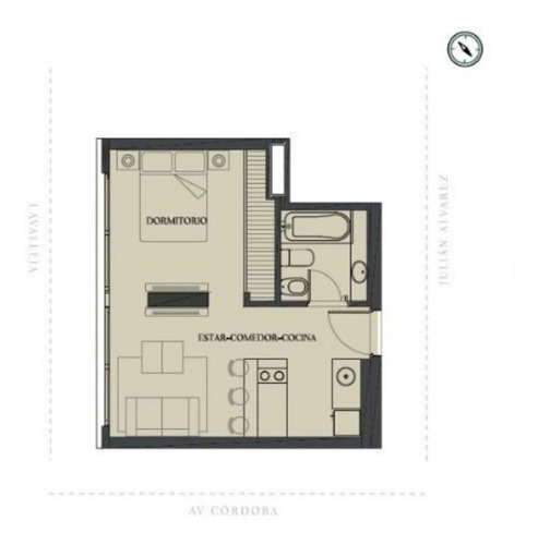 Imagen 10 de 15 de Departamento En Venta 2 Ambientes Palermo Soho