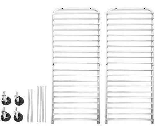 Carro Espiguero Migsa 6063-t5 Aluminio Charolas Rack Cocina