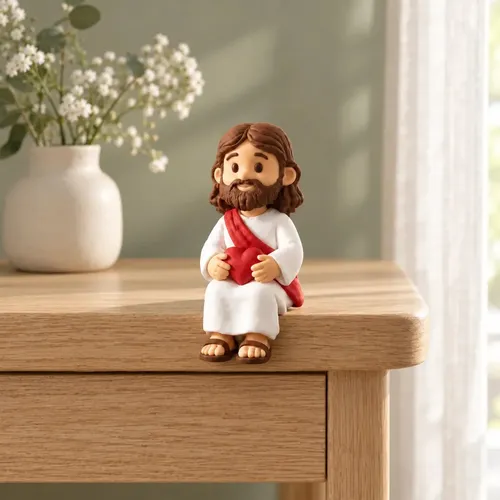 Pensou Comprou Mini Estatua Jesus Cristo Enfeite Decorativo para Prat