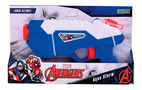 Pistola De Agua Ditoys Avengers Marvel Aqua Storm