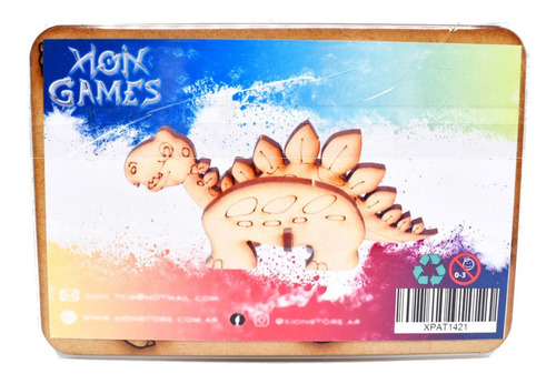Imagen 3 de 5 de Para Armar - Xion Games Cartoons - Estegosaurio