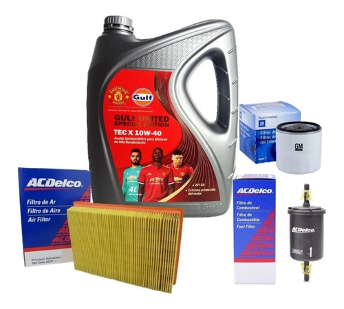 Kit Filtros + Aceite 10w40 Chevrolet  Montana  1.8 