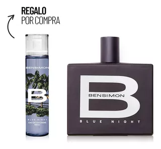 Kit Perfume Hombre Bensimon Blue Night Edp 100 Ml + Blue Nig