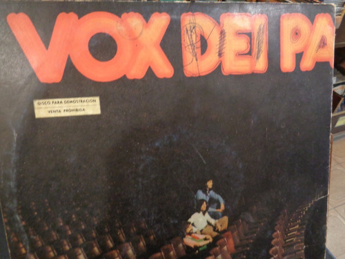 Vox Dei Para Vox Dei  Promo  Disco Vinilo R