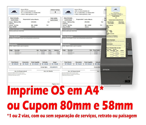 Imagem 3 de 10 de Sistema Oficina Mecânica Com Ordem De Serviço, Vendas, Estoq