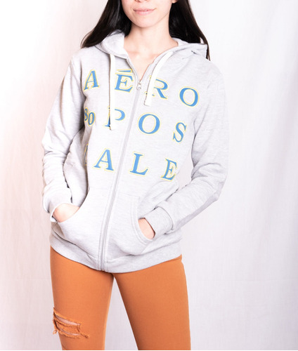 Campera Aeropostale Capucha Brand Girl Mujer Aero