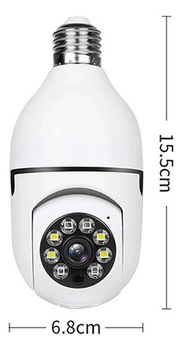 Aa Cámara Ip Inteligente, Lámpara Panorámica, Wifi Y Espía