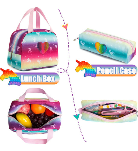 Meetbelify Mochila Con Ruedas Unicornio Para Niñas Mochilas