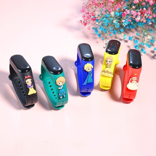 Reloj Infantil Led Pulsera Dibujos Animados Regalo 50 Piezas