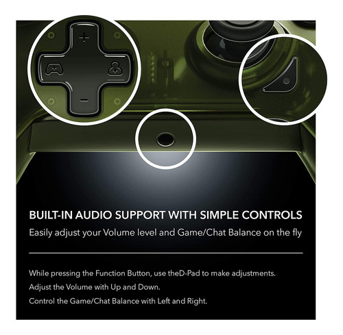 Control Alambrico Pdp Xbox One Series X / S Pc Verdant Green