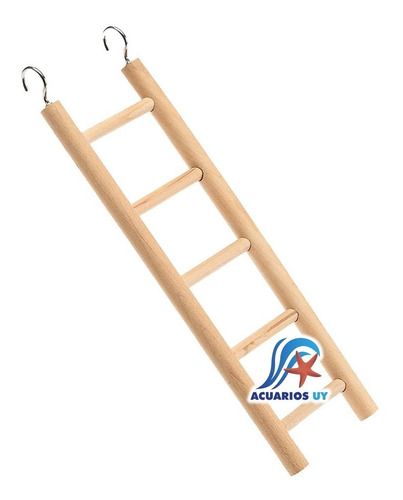 Escalera De Madera Para Periquitos Y Loros. Ferplast 24cm