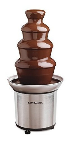 Nostalgia Cff986 4-tier Chocolate Inoxidable Fondue Fuente