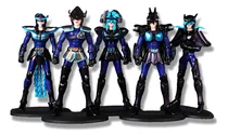 Comprar Figuras Caballeros Del Zodiaco Set X5 Caballeros Negros Pvc