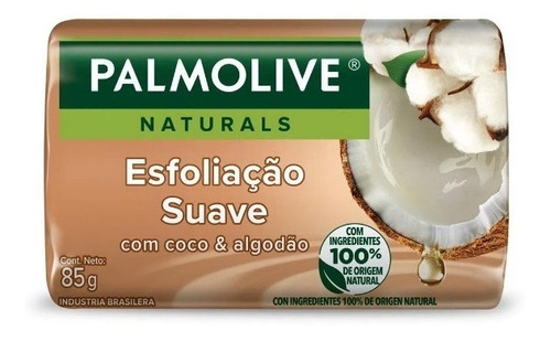 Imagem 1 de 3 de Sabonete Palmolive Naturals Esfoliação Suave 85g