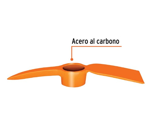 Talacho Pico Sin Mango Forjado En Acero Truper 102677