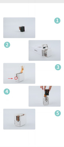 Impresora A Color De Mano Mini Portátil Máquina De