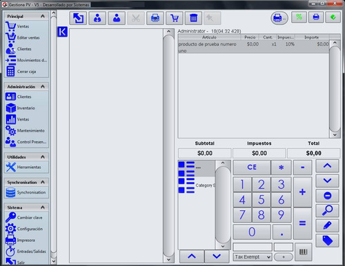 Gestiona Pv Multicaja, Software - Sistema Stock Facturación