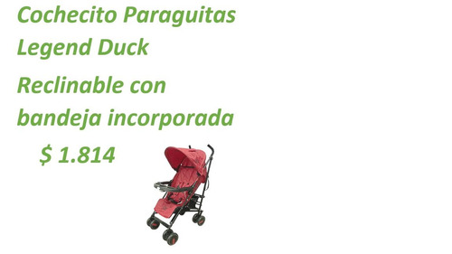 Cochecito Paraguitas Legend Duck