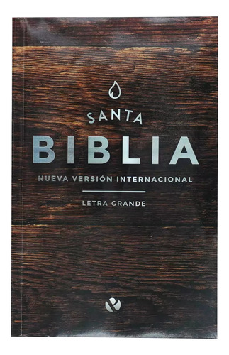 Biblia Letra Grande Nvi - Tapa Rustica Madera