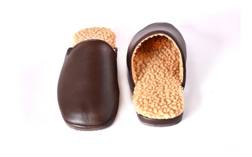 Imagen 2 de 4 de Pantuflas Hombre- Cómodos Con Felpa. Suela Antideslizante