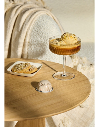2 Taças Nespresso Barista Festive Glass - Edição Limitada Cor Branco