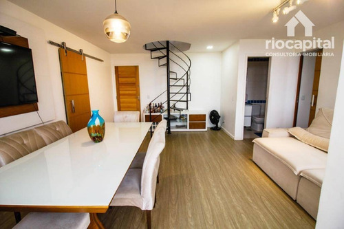 Cobertura Com 3 Quartos À Venda, 93 M² Por R$ 600.000 - Recreio Dos Bandeirantes - Rio De Janeiro/rj - Co0198