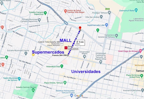 Venta De Casa De 16 Dorm. En Sector Alemania Temuco