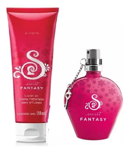 Set 2 Pzs Secret Fantasy Clásico Avon Para Dama