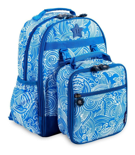 Mochila Con Lunchera J-world Duet (wave)