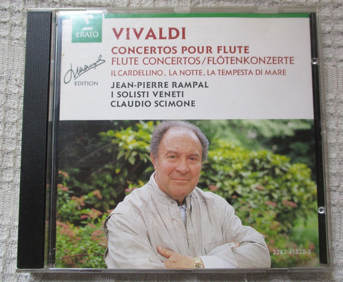Vivaldi - Concertos Pour Flute. Jean-pierre Rampal, Scimone 