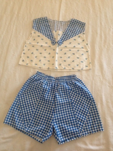 Conjunto Short Y Camisa Niña Talla 10